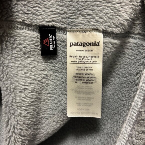 Patagonia Womens Re-Tool Snap-T Fleece Pullover Grey XS Polartec Tailored Fit - Picture 8 of 8